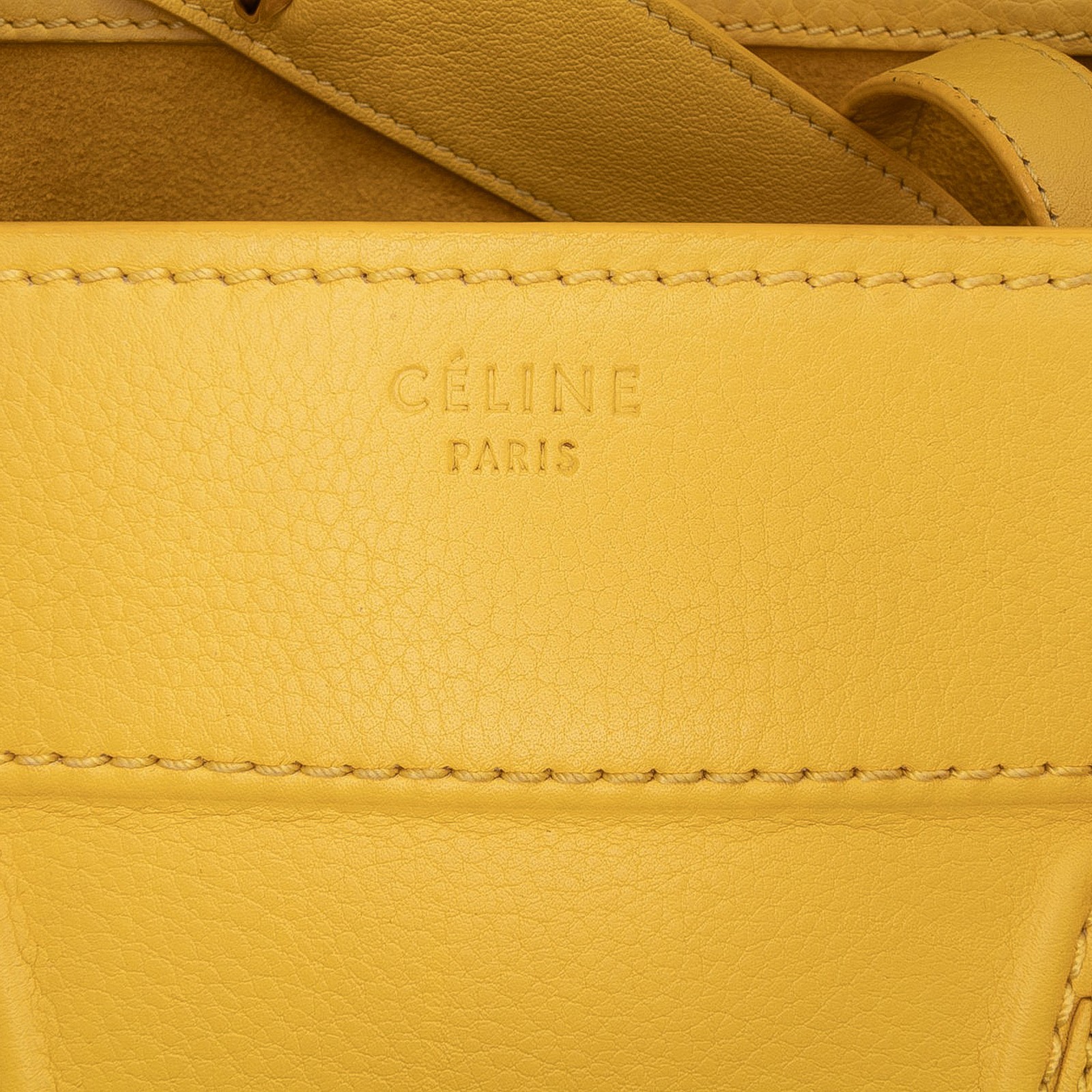 Authenticated Celine Medium Leather Phantom Lugga… - image 5