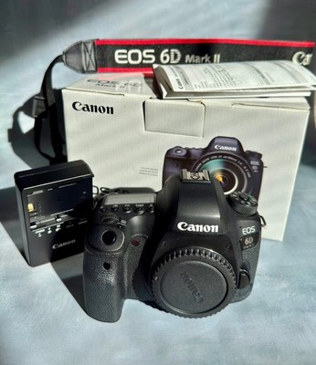 Canon EOS 6D Mark II 26.2MP Digital SLR Camera Body - Low Shutter 39k - MINT