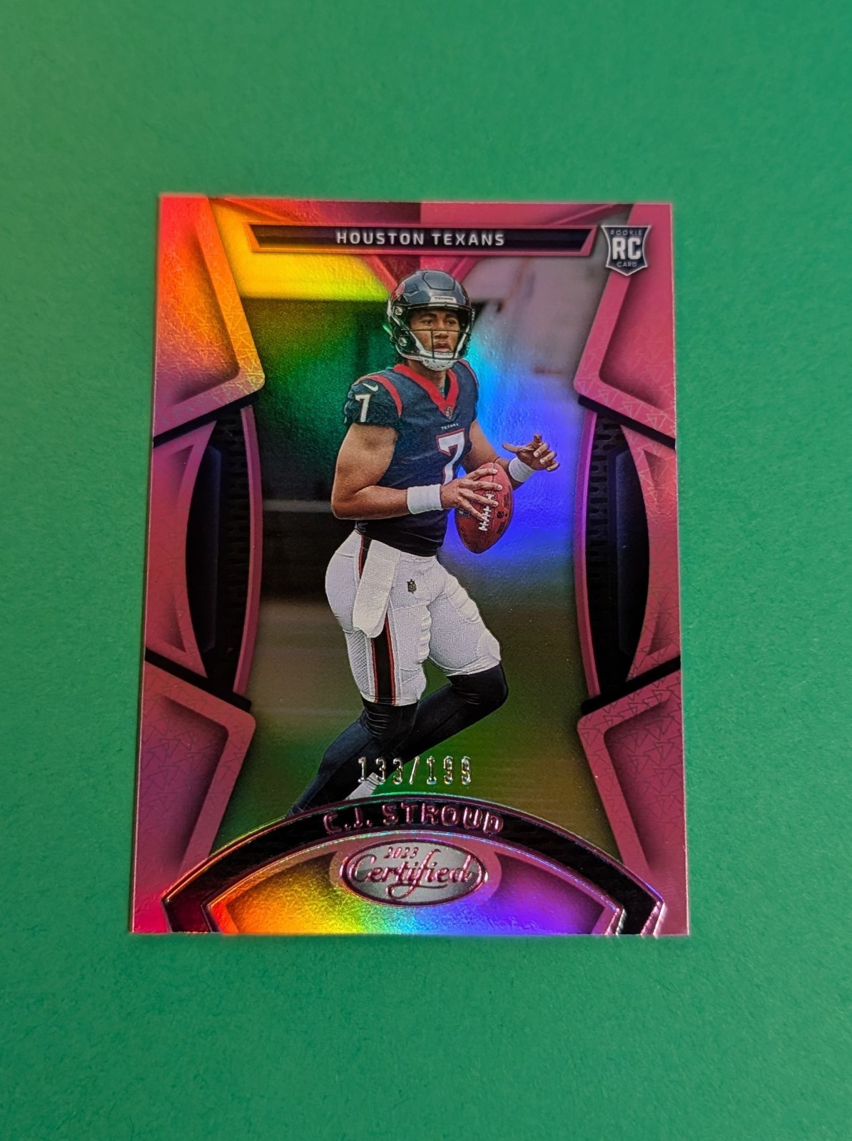 CJ Stroud 2023-24 Panini Certified #104 Rookie Pink Mirror /199 rare