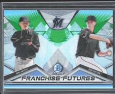 2019 Bowman Green Refractor /99 Marlins FRANCHISE FUTURES (MEYER & FULTON)