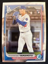 2024 Bowman Chrome Yoshinobu Yamamoto #73 RC Rookie LA Dodgers