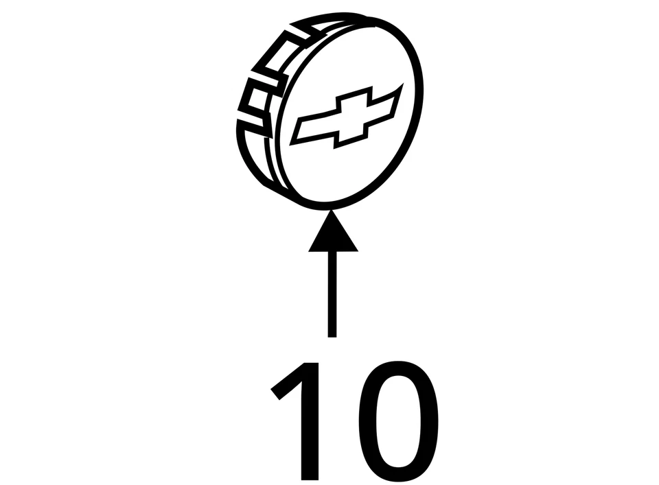 2015 Chevrolet Spark Rim Wheel Center Cap Silver AMJ1C - Image 4 of 4