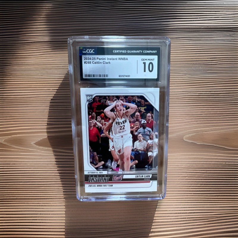Caitlin Clark Rookie  graded in a CGC 10 Indiana Fever