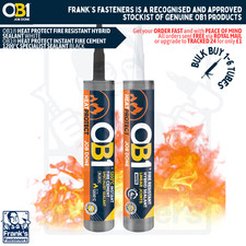 OB1® Heat Protect Fire Resistant Sealant Fire Cement Linear Joint Hybrid Polymer