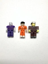 Lego Roblox Lot Of 3  mini Action Figures - jailbreak