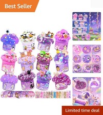 Engaging 12-Pack Slime Kit - Non-Sticky Butter  Cloud Slimes for Ages 8-12