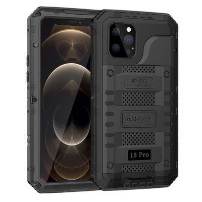 Case for iPhone 12 Pro, Waterproof Case with Built-in Screen Protector Full B...