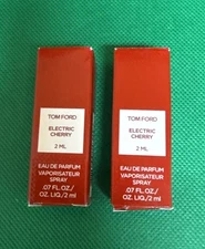 2X Tom Ford Electric Cherry Eau De Parfum 2ml Sample Spray (4 ml)