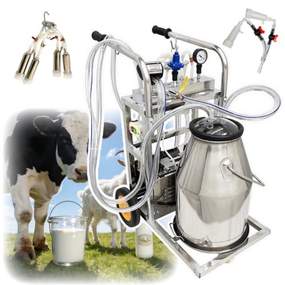 #ad Electric Oil Free 160L min Vacuum Pump Cows amp; Goats Milking Machine w Brush Kits $519.87