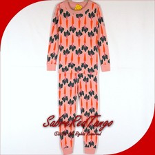 NWT HANNA ANDERSSON ORGANIC LONG JOHNS PAJAMAS CLOVER'S CARROTS PRINT 130 8