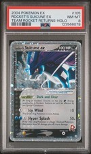 2004 POKEMON EX TEAM ROCKET RETURNS #105 ROCKET'S SUICUNE EX-HOLO PSA 8 on eBay