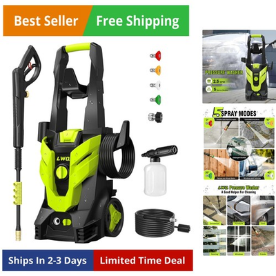 #ad Pressure Washer Portable Power Washer 4 Quick Connect Nozzles High Pressur... $179.92