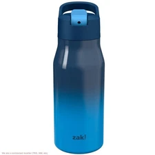 Zak Designs 14 fl oz Double Walled Stainless Steel Tranquility - Dark Blue