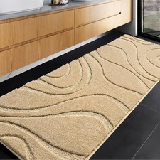 Bathroom Rugs Runner 24 x 60 Inch, Extra Long Bathroom Rug Non-Slip Machine