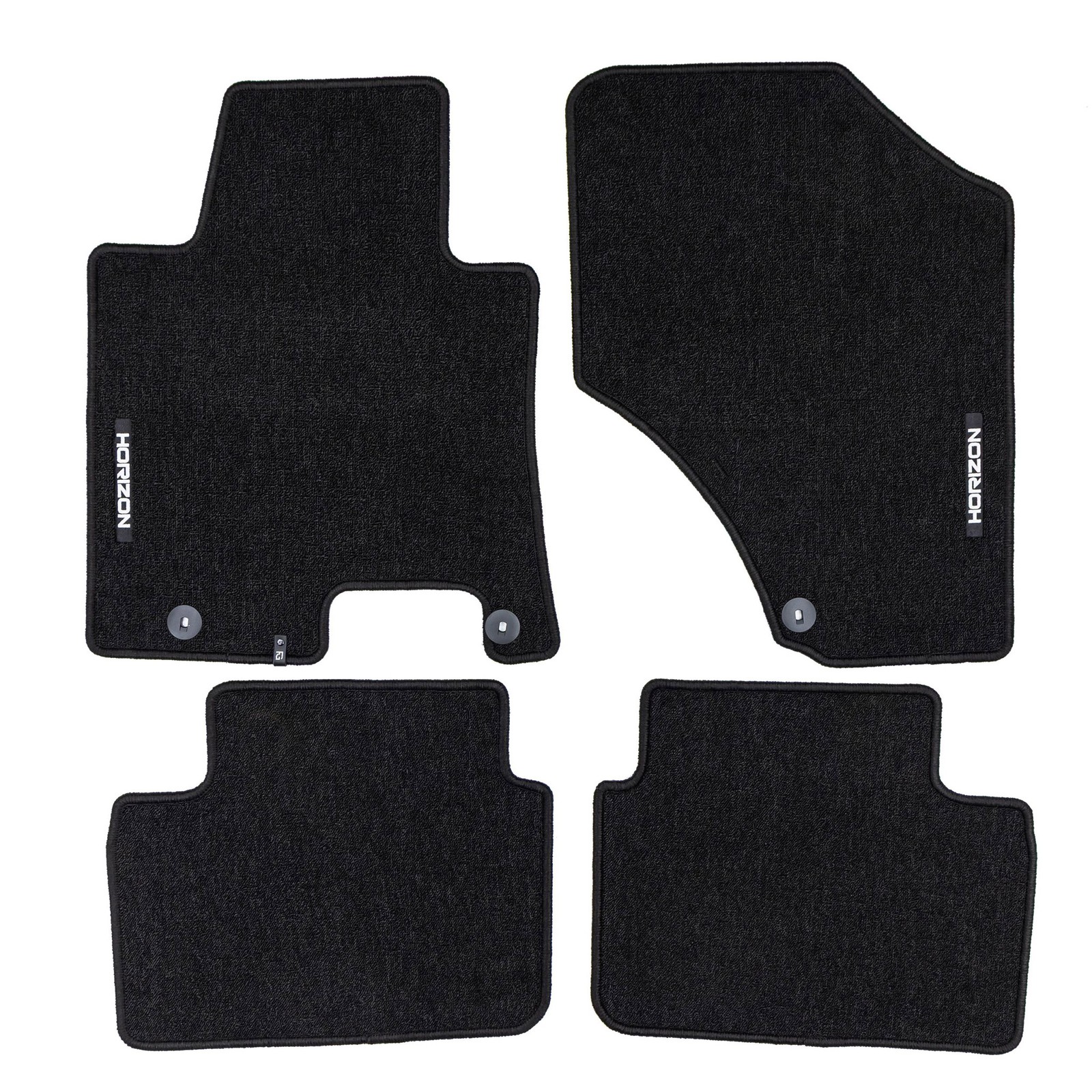 Tapis auto Hyundai i30 III en velours noir idéal pour les trajets quotidiens