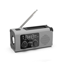 Emergency Weather Radio, 4000MAh Weather Alert Radio Solar Charging, Hand9246