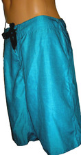 BurnSide Blue Board Shorts Swim Trunks , Waist 33