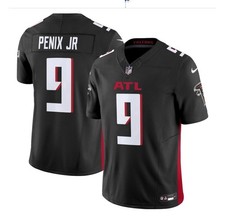 Atlanta Falcons Michael Penix Jr 9 Nike Black 2025 Official NFL Game Jersey Med