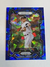 2024 Panini Prizm Baseball Blue Ice Prizm - Craig Biggio - Houston Astros