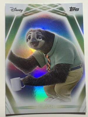 2026 Topps Disney Neon - Flash (#63) - Rainbow Foil - Zootopia