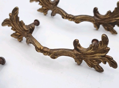 Vintage Drawer Pulls Dresser Handles Old Antique Furniture Hardware Lot of 7 - Picture 5 of 12