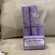 6 Pk / Dr. Bronner's / Organic All-One Pure-Castile Bar Soap, Hemp Lavender 5oz
