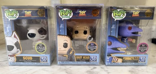 Funko Pop Digital Toy Story Bundle Baby Head, Scud & Pterodactyl Bundle