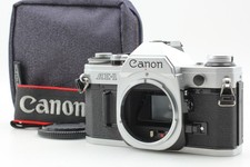  Meter Works MINT / Strap Canon AE-1 35mm Film Camera Silver Body From JAPAN