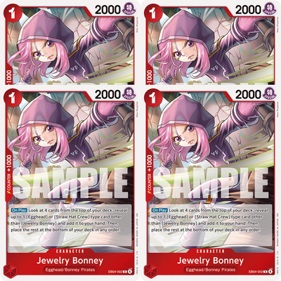 EB04 Playsets x4 - One Piece Card Game English EB-04 OPTCG Select