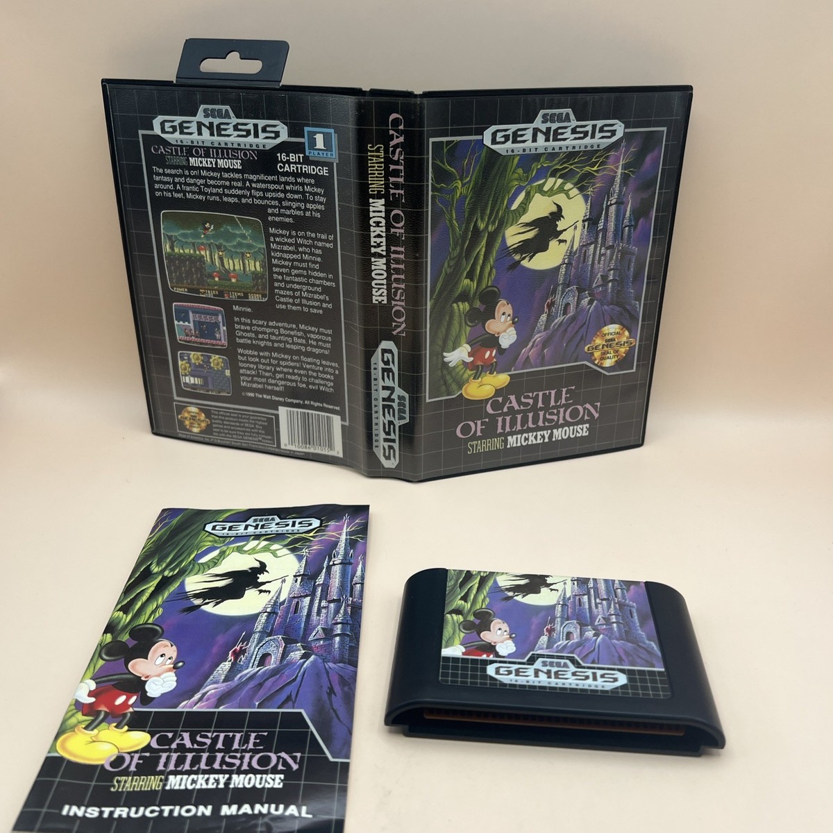 Castle of Illusion - Starring Mickey Mouse - Sega Genesis - 1990