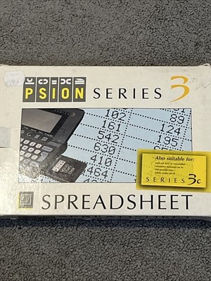 Series 3 Spreadsheet Software SSD für Psion 3a 3
