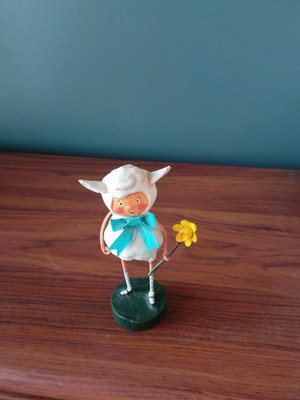 Lori Mitchell Little Lost Lamb Spring Figurine