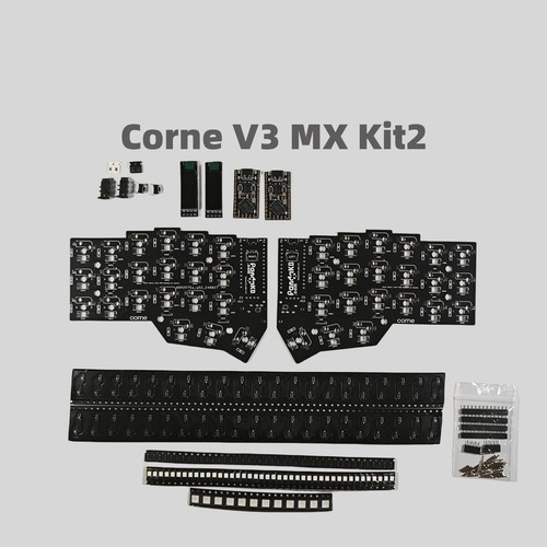 Corne V3 MX PCB Kit Corne Split Keyboard Pcb Accessories Unsolder 3x6 Column - Picture 2 of 9