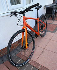 Whyte R7 Hybrid Bike 700C M Orange/Black Flat Bar Mech Disc Derailleur