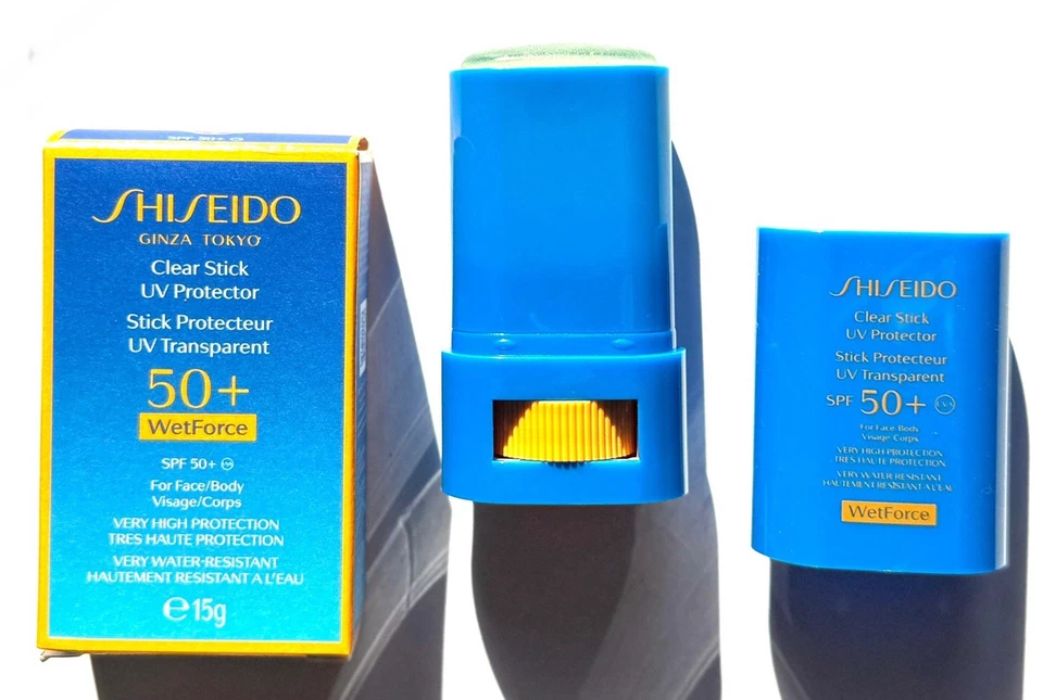 Shiseido Clear Stick UV Protector 50+ WetForce SPF50 For Face And Body 15g - Bild 2 von 2