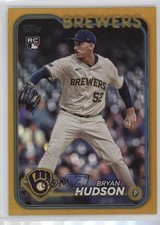 2024 Topps Update Gold Rainbow Foil Bryan Hudson #US105 rw6