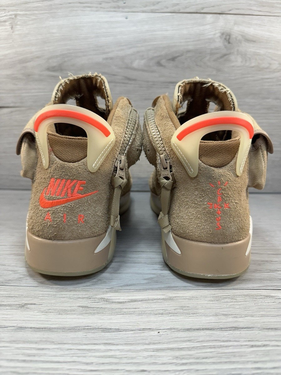 Jordan 6 Retro x Travis Scott British Khaki - Size 10 194958241254