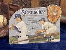 Sporting Life Equipment, Die-cut Sign Display- STEVE GARVEY, Los Angeles Dodgers