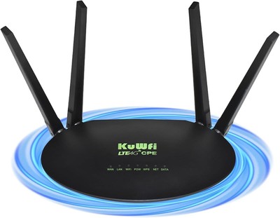 KuWFi 4G LTE Router WLAN Router Mobiler WLAN Router 4G Router 150 Mbit/s 