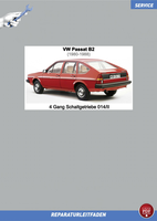 PDF VW Passat B2 (1980-1988) Reparaturanleitung 4 Gang Schaltgetriebe 014 II