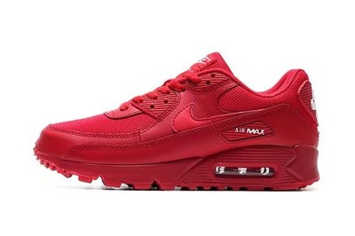 Nike Air Max 90 OG New pure red comfortable running shoes for men