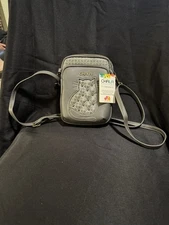 CHALA GRAY CAT UNI CELLPHONE CROSSBODY PURSE RFID PROTECT