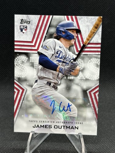 James Outman #BSA-JOU 2023 Topps Series 1 Stars Autographs card