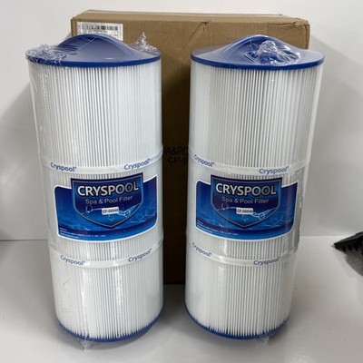 Cryspool Spa and Pool Replacement Filters CP-06046 2 Pack * Open Box *