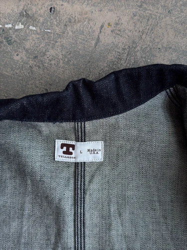 Tellason Palmer Denim Jacket - L - USA - 14.75oz Cone Mills White Oak - Rare image 6