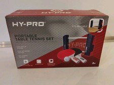 Hy-Pro Portable Table Tennis Set - Fits Any Table Brand New