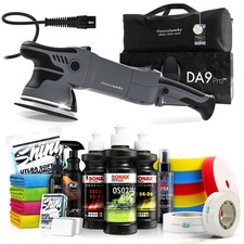 Exzenter Poliermaschine chemicalworkz DA9 Pro Max mit Sonax Politurset 20-tlg.