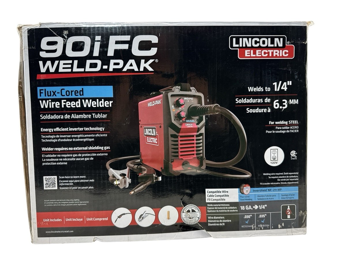 Lincoln Electric 90i FC WELD-PAK Flux-Cored Wire Feed Welder K5255