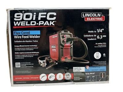 Lincoln Electric 90i FC WELD-PAK Flux Cored Wire Feed Welder K5255-1 Light Used