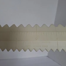 Vtg Wilton Decorating Comb Add A Decorative Finish To Icing From 1" To 12"